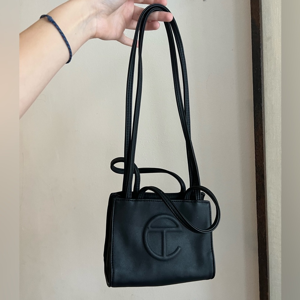 Telfar Small Shopper in Black